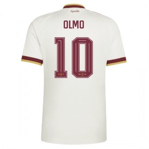Espanja Dani Olmo #10 Jalkapallovaatteet Vieraspaita MM-kisat 2026 Lyhythihainen